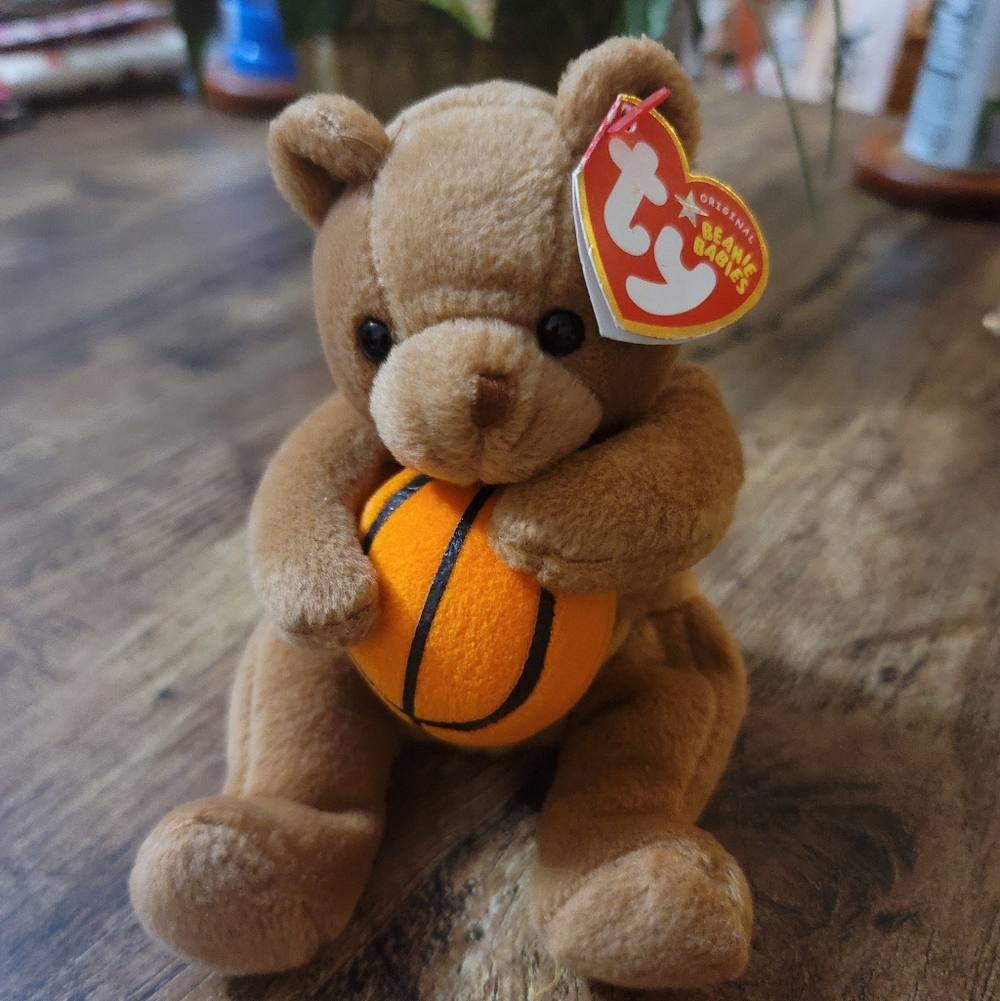 TY Hoops the Bear Beanie Baby